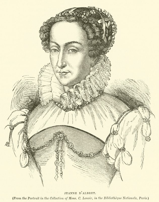 Joan of Albret (rycina) autorstwa English School