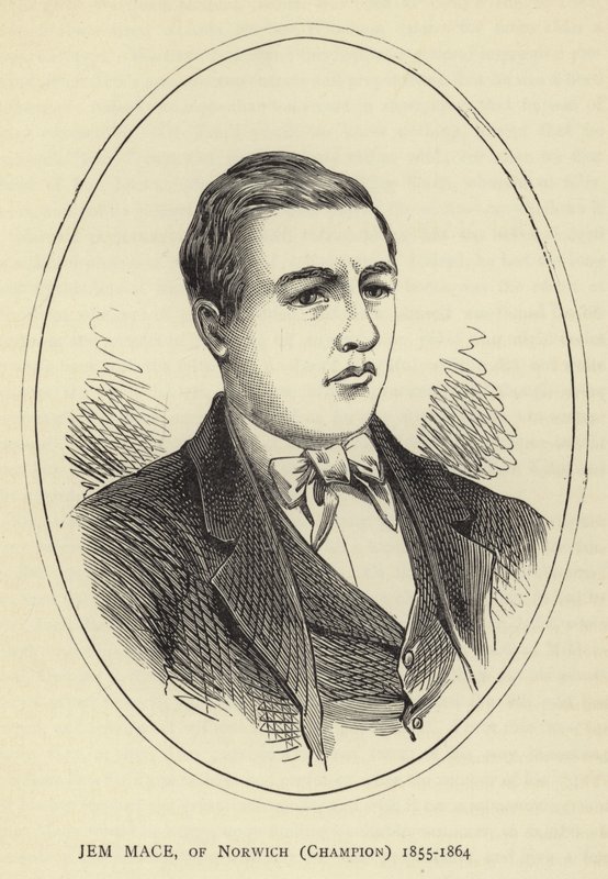 Jem Mace z Norwich, mistrz, 1855-1864 autorstwa English School
