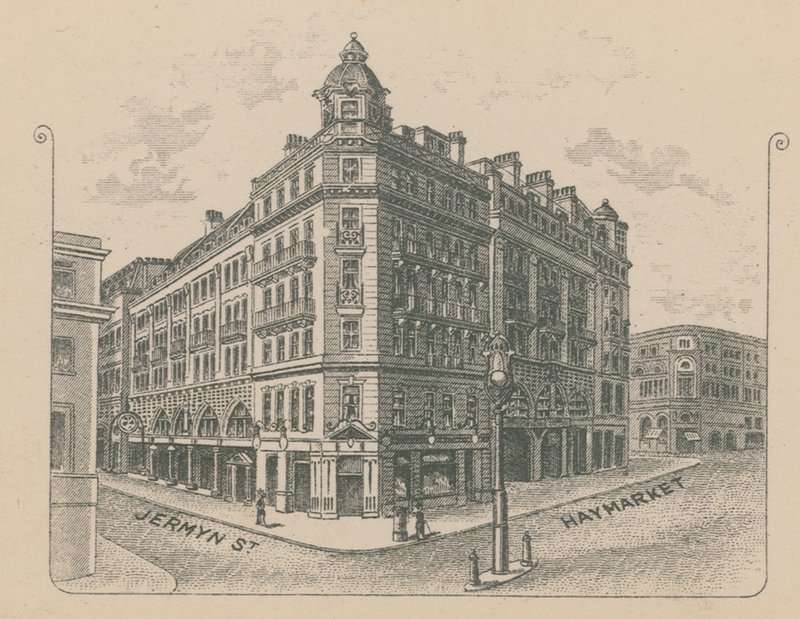 Jermyn Court Hotel, Jermyn Street, Londyn autorstwa English School