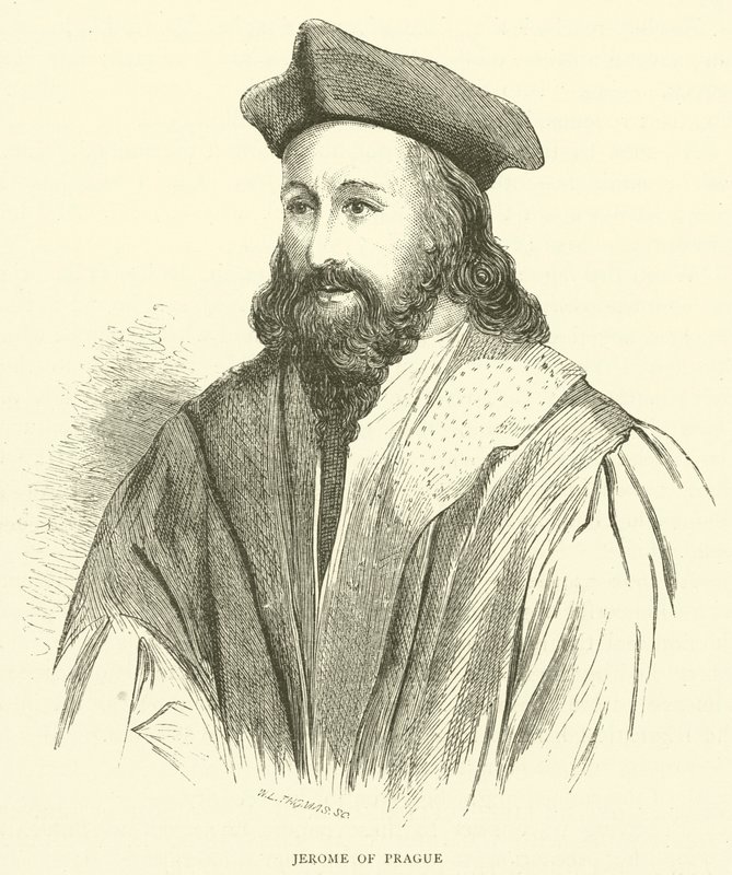 Jerome z Pragi (rycina) autorstwa English School