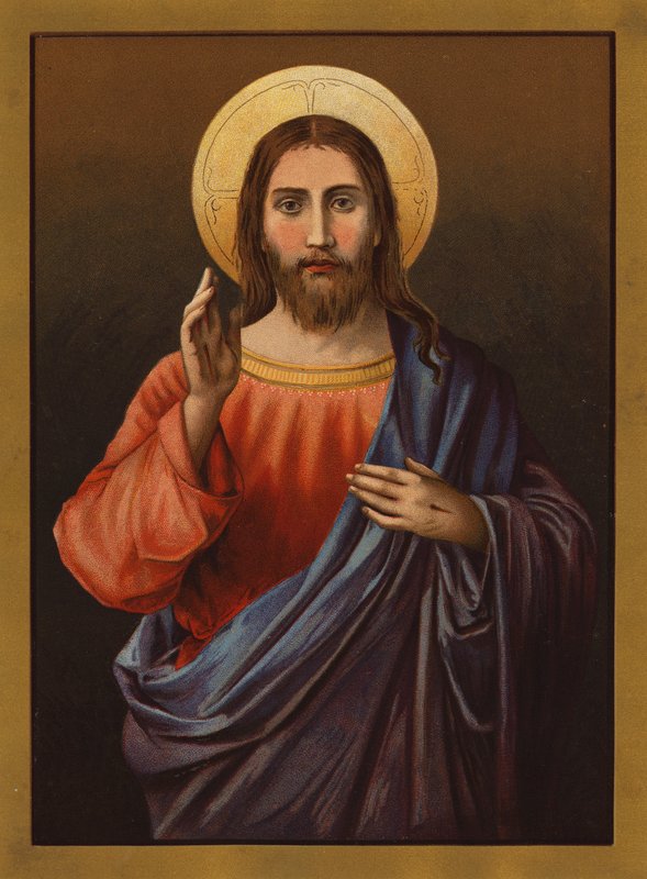Jezus Chrystus (kolor lito) autorstwa English School