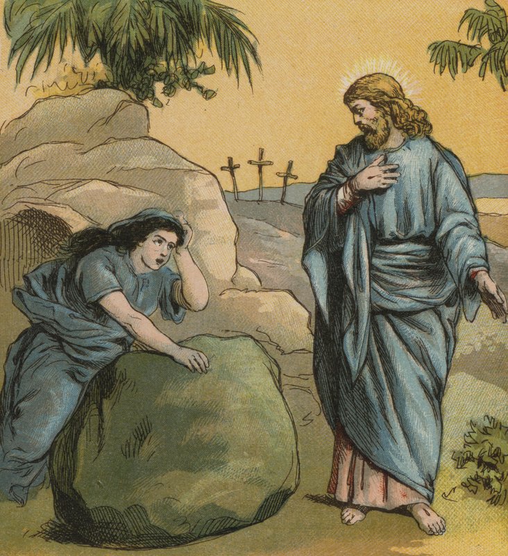 Jezus Chrystus zmartwychwstały (kolor lito) autorstwa English School