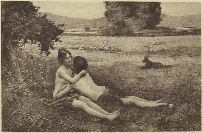 Młodość Raphaela Collina (fotograwiura) autorstwa English School