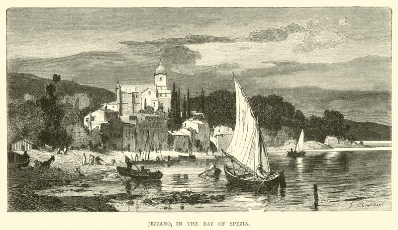 Jezzano, w zatoce Spezia autorstwa English School