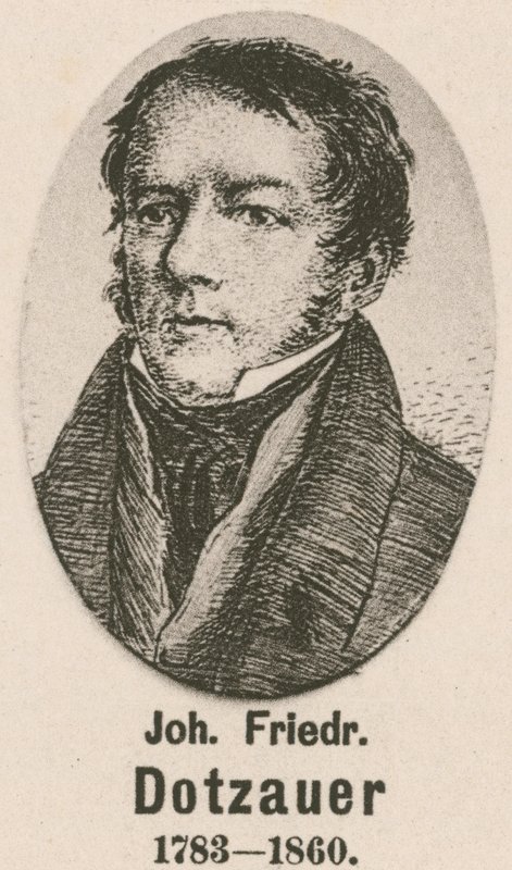 Johann Friedrich Dotzauer (grawiura) autorstwa English School