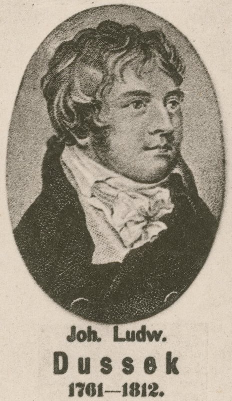 Johann Ludwig Dussek (grawiura) autorstwa English School