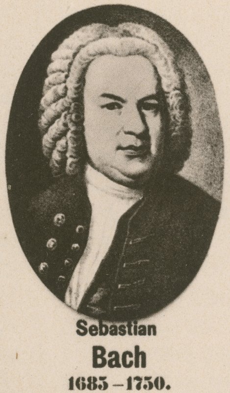 Johann Sebastian Bach (grawiura) autorstwa English School