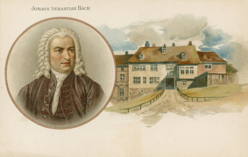 Johann Sebastian Bach, niemiecki kompozytor i muzyk autorstwa English School
