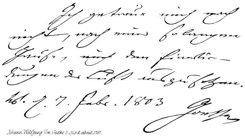 Johann Wolfgang von Goethe, b 1749, d ok. 1797 autorstwa English School