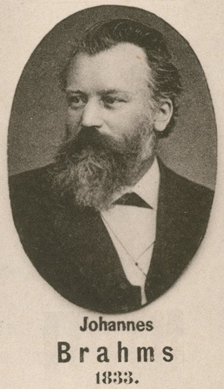 Johannes Brahms (grafika) autorstwa English School