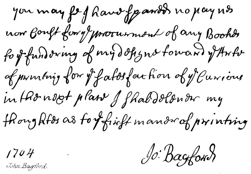 John Bagford autorstwa English School