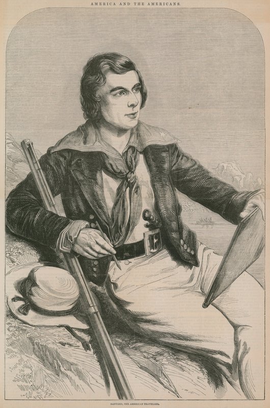 John Banvard, amerykański podróżnik (rycina) autorstwa English School