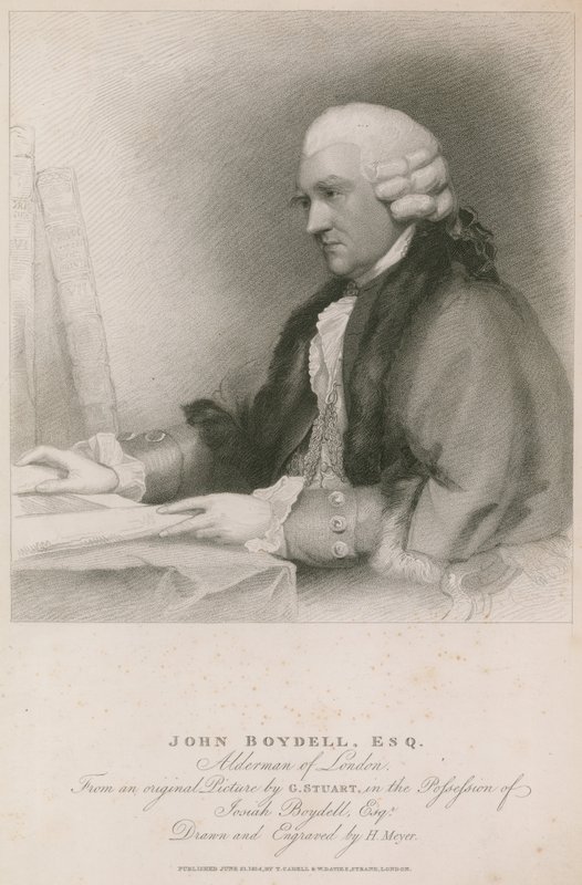 John Boydell, radny Londynu autorstwa English School