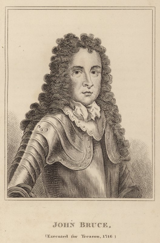 John Bruce, stracony za zdradę, 1716 autorstwa English School
