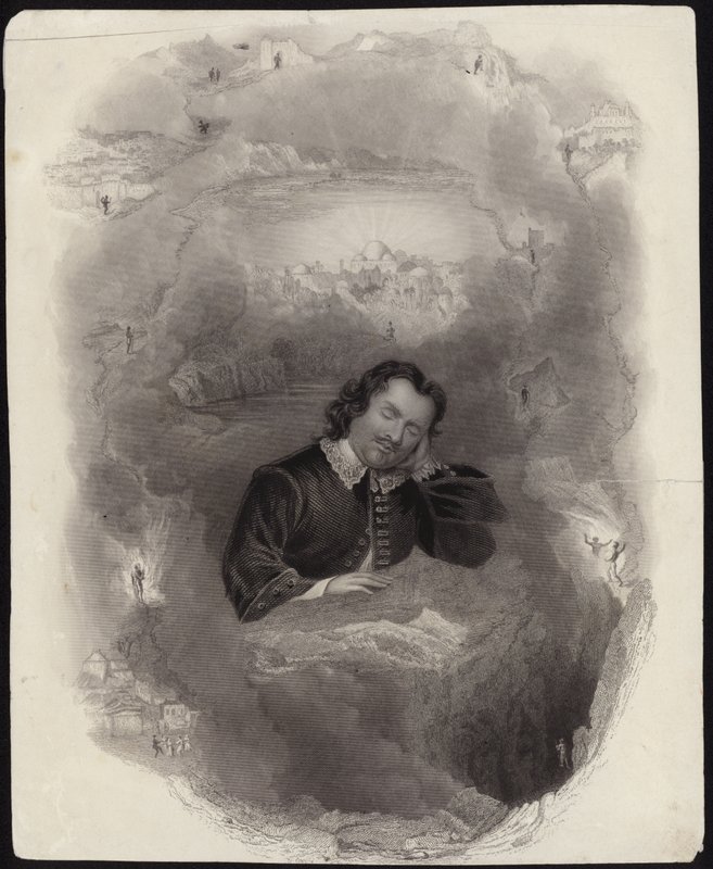 John Bunyan, śni autorstwa English School