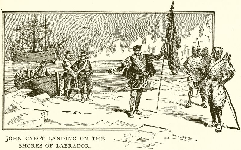 John Cabot ląduje na wybrzeżu Labradora autorstwa English School