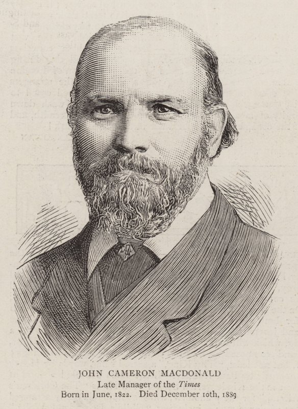 John Cameron Macdonald (rycina) autorstwa English School