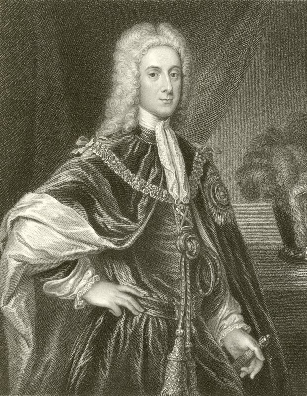 John Campbell, książę Argyll i Greenwich autorstwa English School