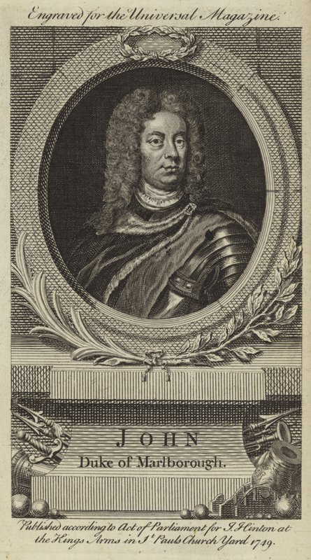 John, książę Marlborough autorstwa English School