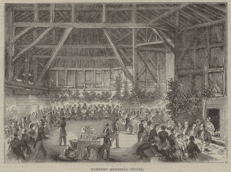 John Hampden Memorial Dinner, który odbył się w związku ze wzniesieniem jego pomnika autorstwa English School