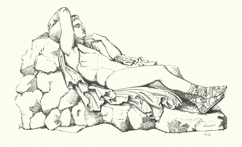 John Keats: Ilustracja do Endymiona (rycina) autorstwa English School