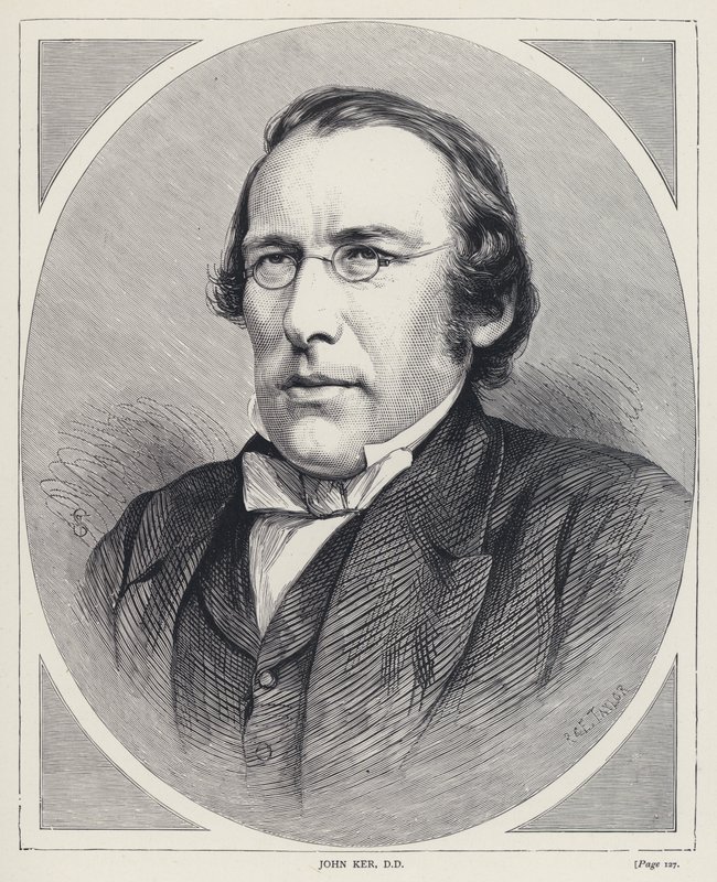 John Ker, DD (Grawerowanie) autorstwa English School