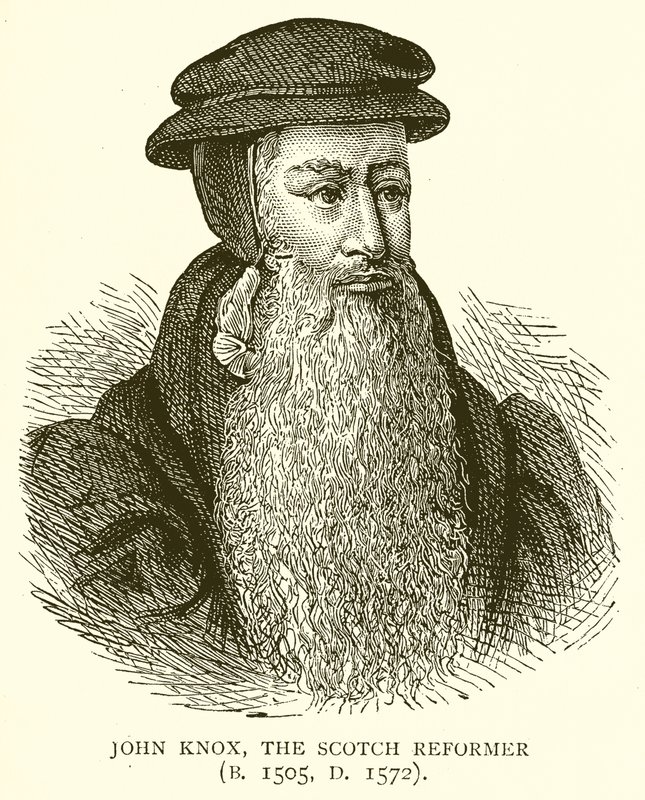 John Knox, reformator szkocki (B. 1505, D. 1572) autorstwa English School