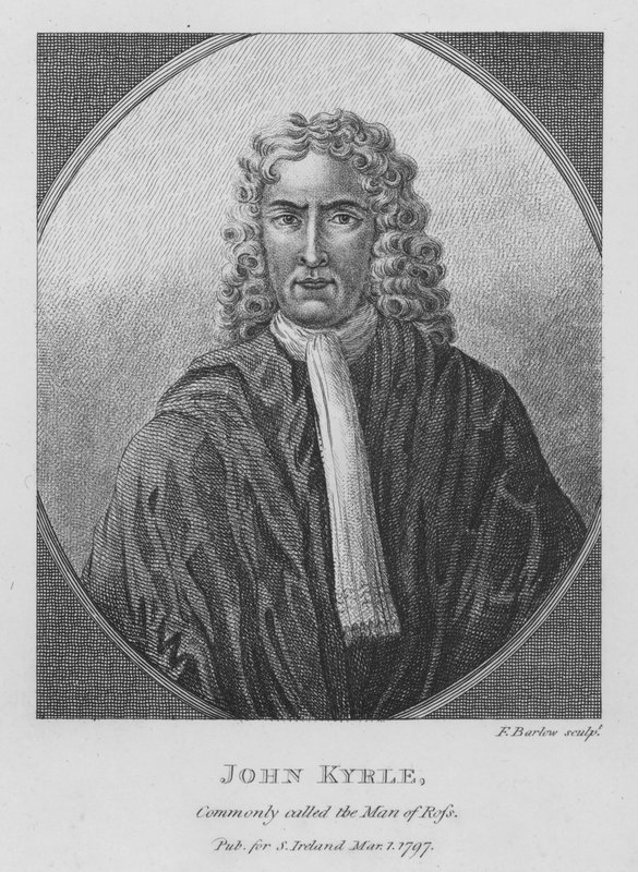 John Kyrle, znany jako Człowiek z Rossa, angielski filantrop autorstwa English School