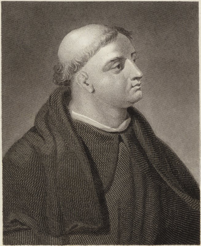 John Lydgate z Bury autorstwa English School
