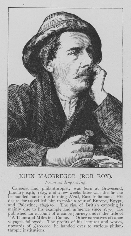 John Macgregor, Rob Roy (Grawerowanie) autorstwa English School