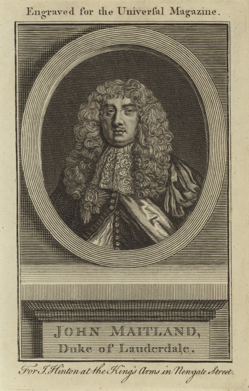 John Maitland, książę Lauderdale autorstwa English School