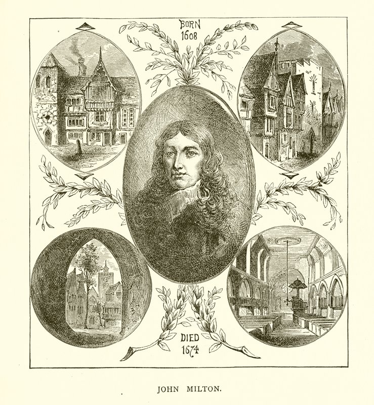 John Milton autorstwa English School