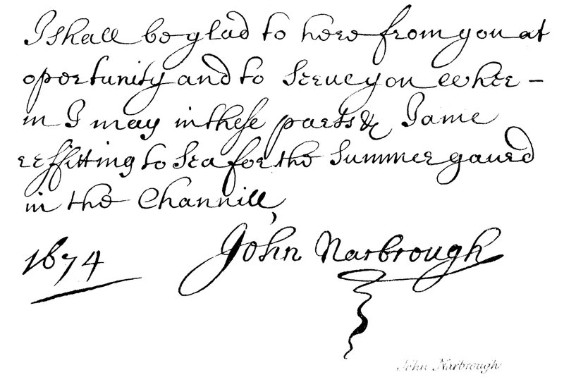 John Narbrough autorstwa English School