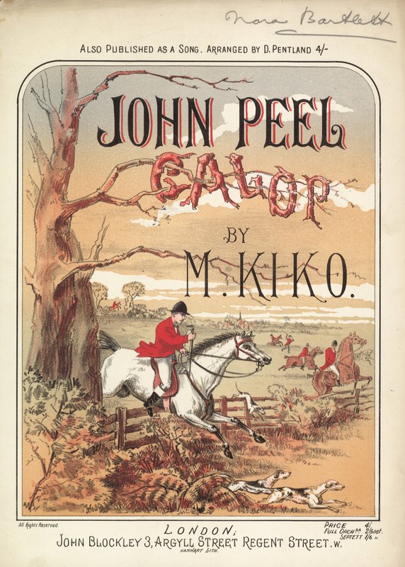 John Peel Galop autorstwa English School