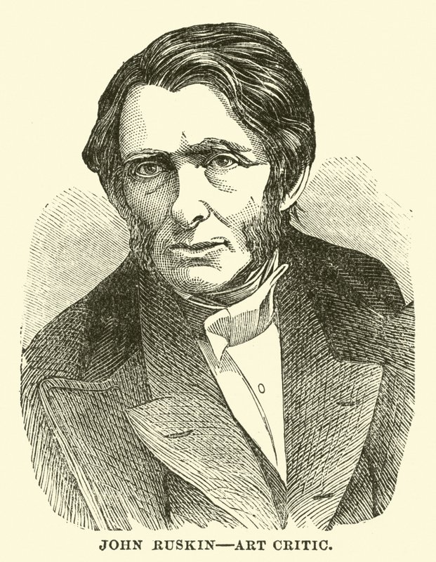 John Ruskin, krytyk sztuki autorstwa English School