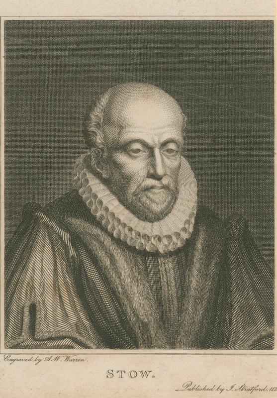 John Stow, historyk i antykwariusz autorstwa English School