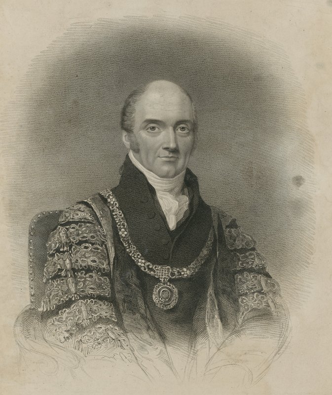 John Thomas Thorp, burmistrz Londynu w 1815 r autorstwa English School