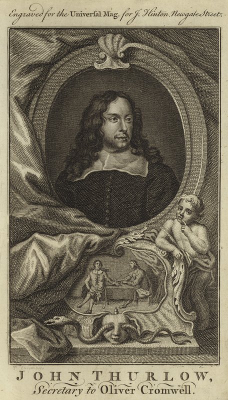 John Thurlow, sekretarz Olivera Cromwella autorstwa English School