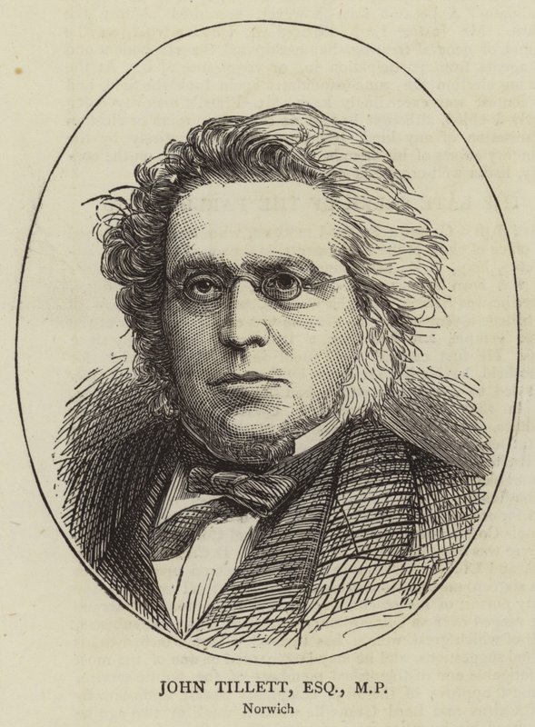 John Tillett, Esquire, MP (grawerowanie) autorstwa English School