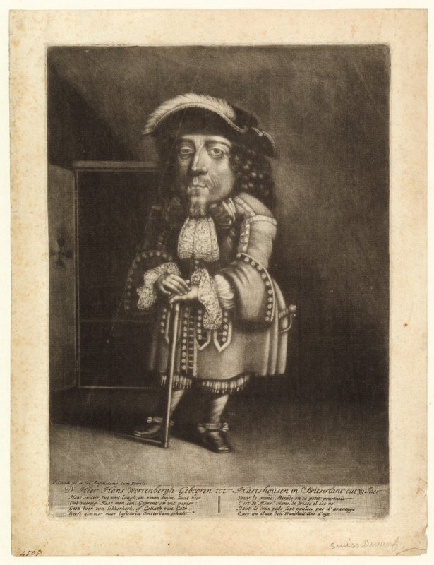 John Worrenberg, szwajcarski karzeł autorstwa English School
