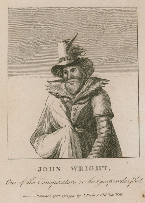 John Wright, jeden ze spiskowców w spisku prochowym autorstwa English School
