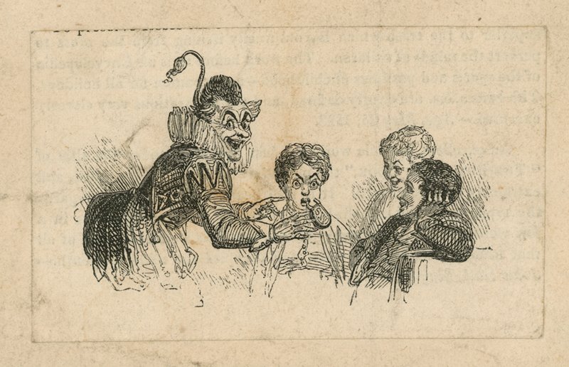 Joseph Grimaldi jako Clown autorstwa English School