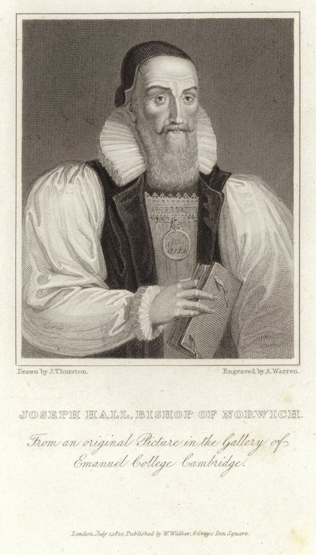 Joseph Hall, biskup Norwich autorstwa English School