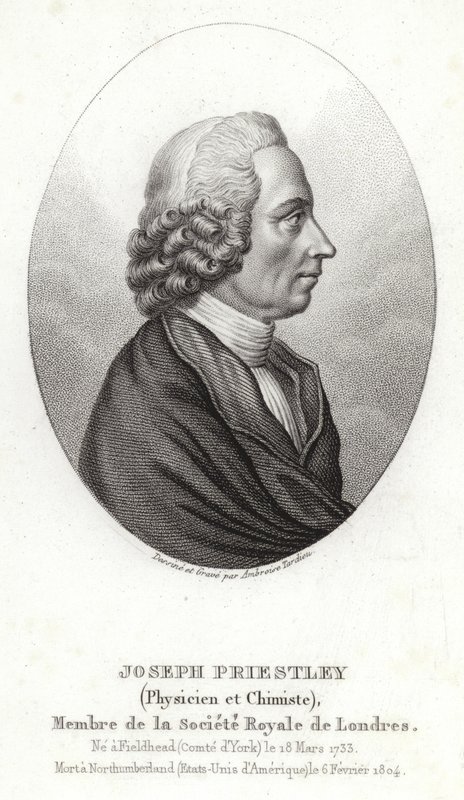 Józefa Priestleya autorstwa English School