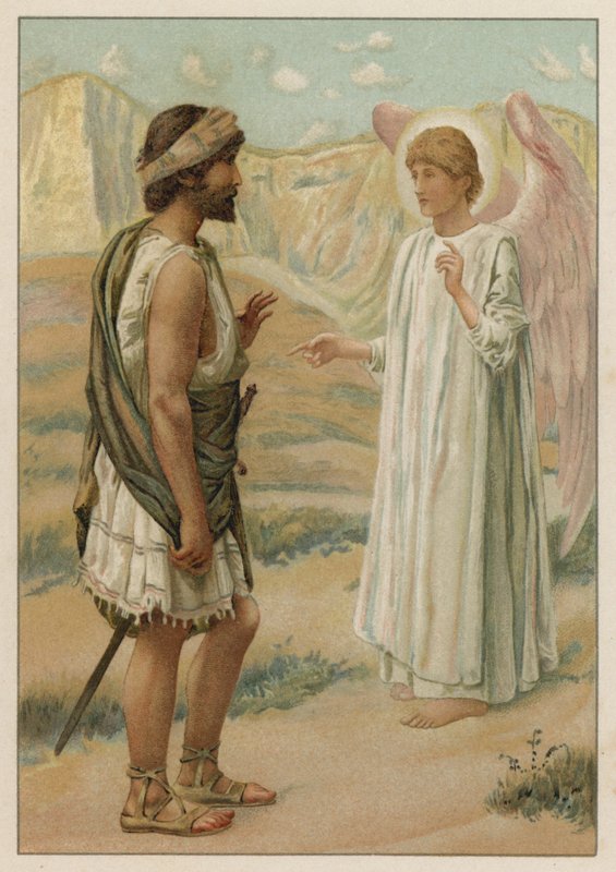 Wizja Jozuego (chromolit) autorstwa English School