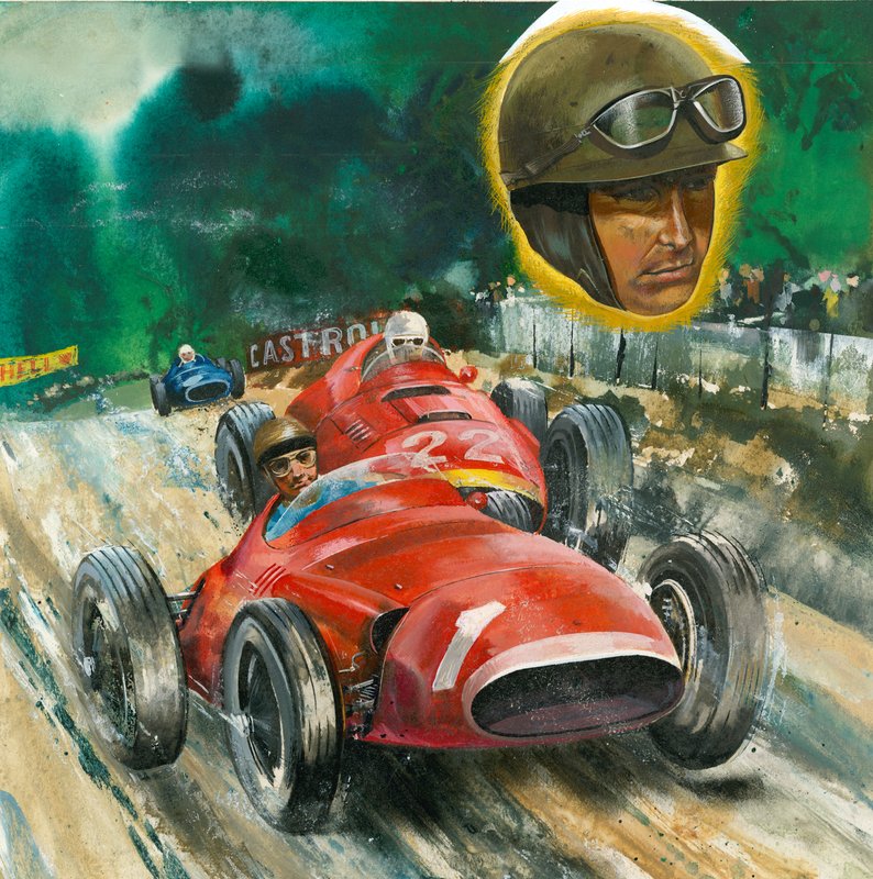 Juan Manuel Fangio autorstwa English School