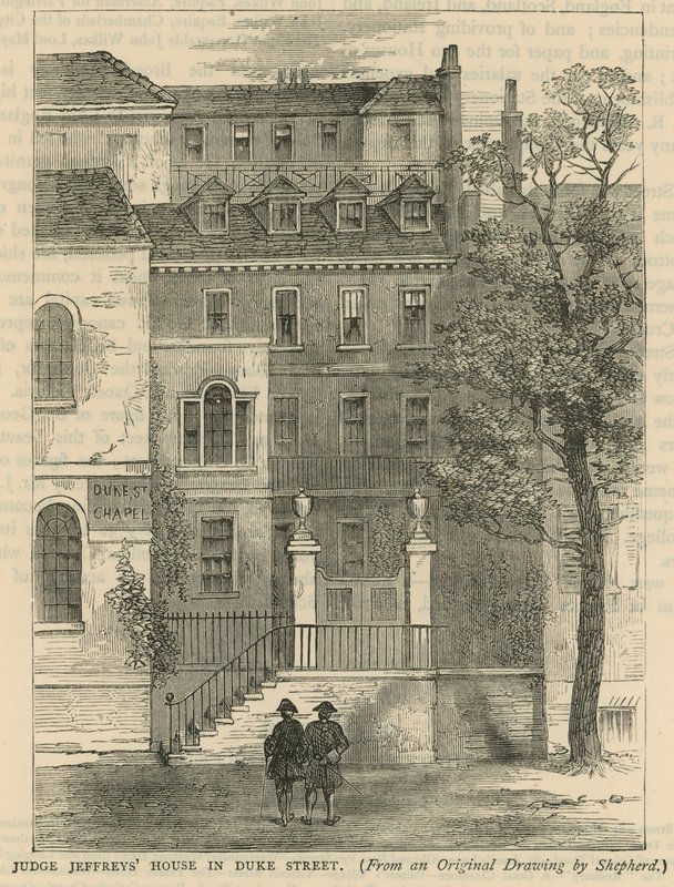 Dom sędziego Jeffreya przy Duke Street w Londynie autorstwa English School