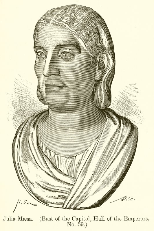 Julia Maesa. (Popiersie Kapitolu, Sala Cesarzy, nr 59) autorstwa English School