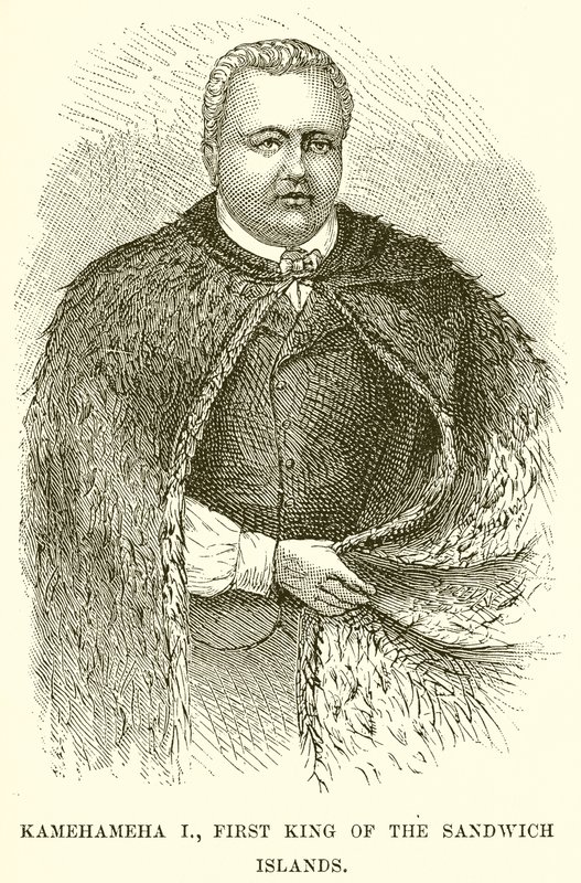 Kamehameha I, pierwszy król kanapek autorstwa English School