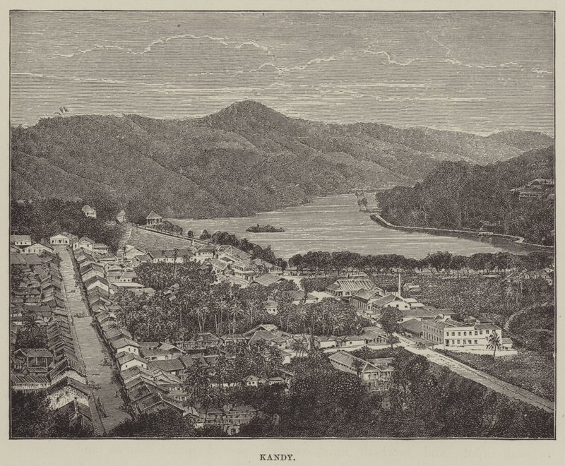 Kandy (grawerowanie) autorstwa English School